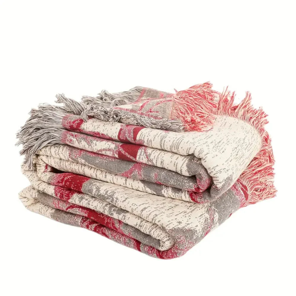Rosewood Grace Throw Cotton Blanket - Image 5