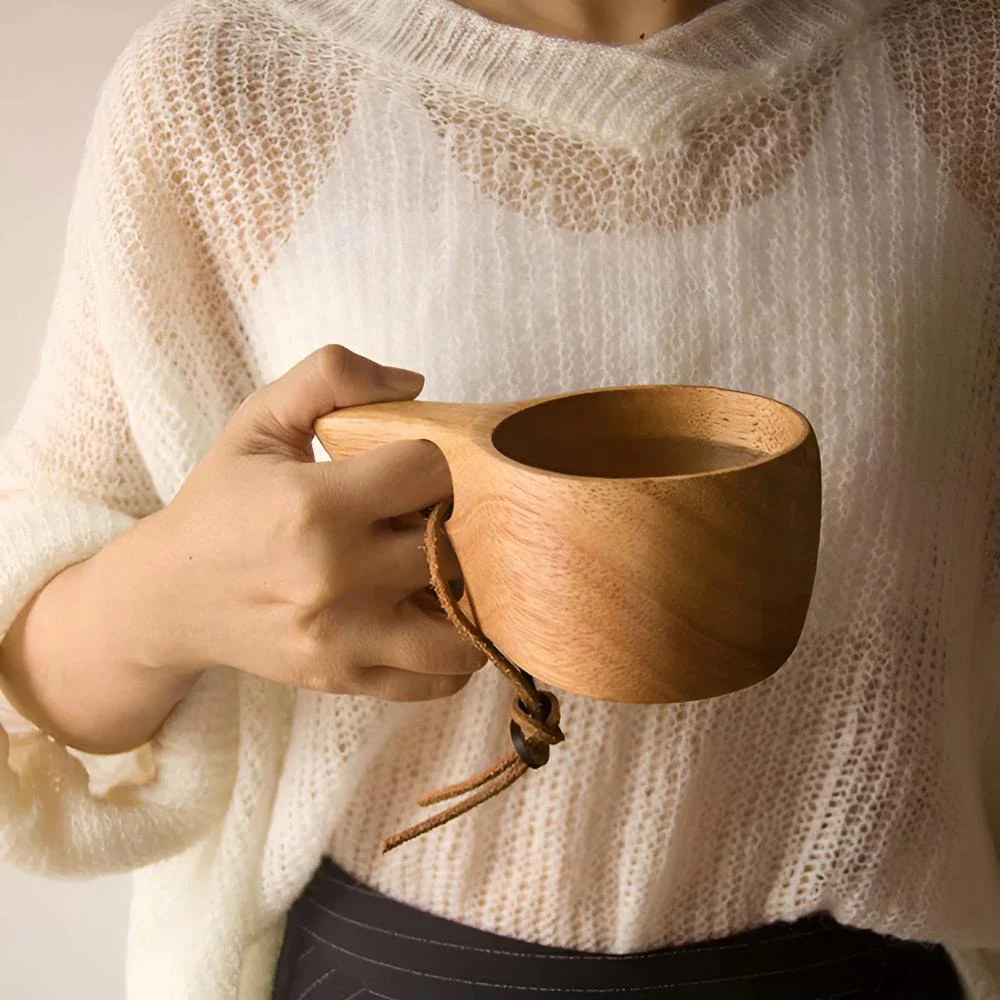 Rubberwood Artisan Mug Collection - Image 4