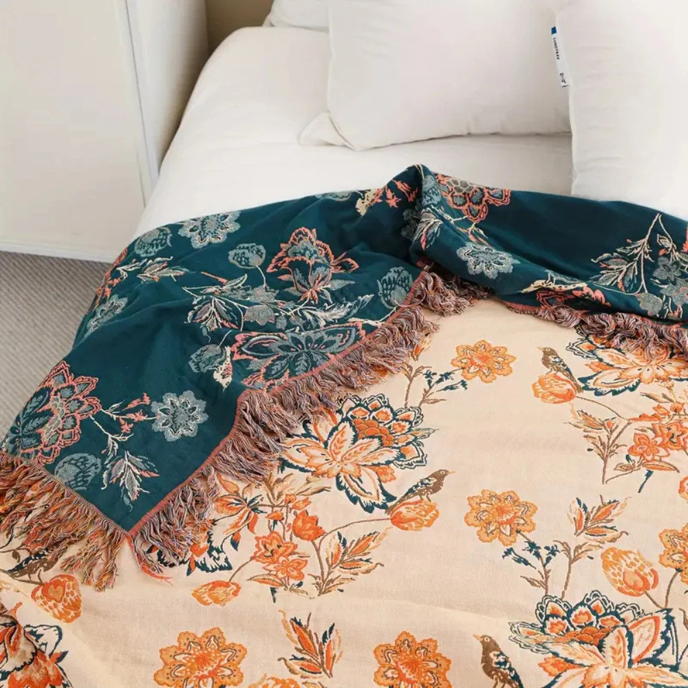 Rustic Cozy Boho Throw Blanket - Image 5