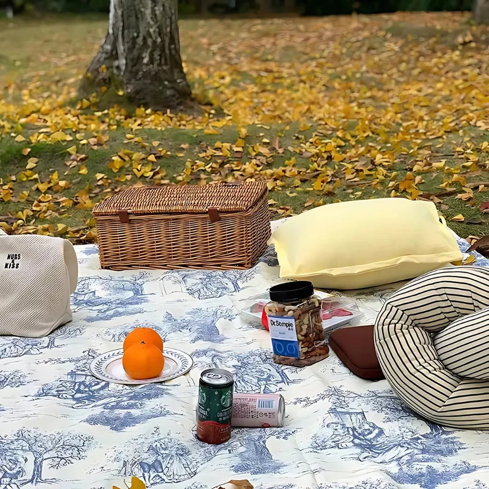 Rustic Ink-Style Print Table Cloth - Image 3