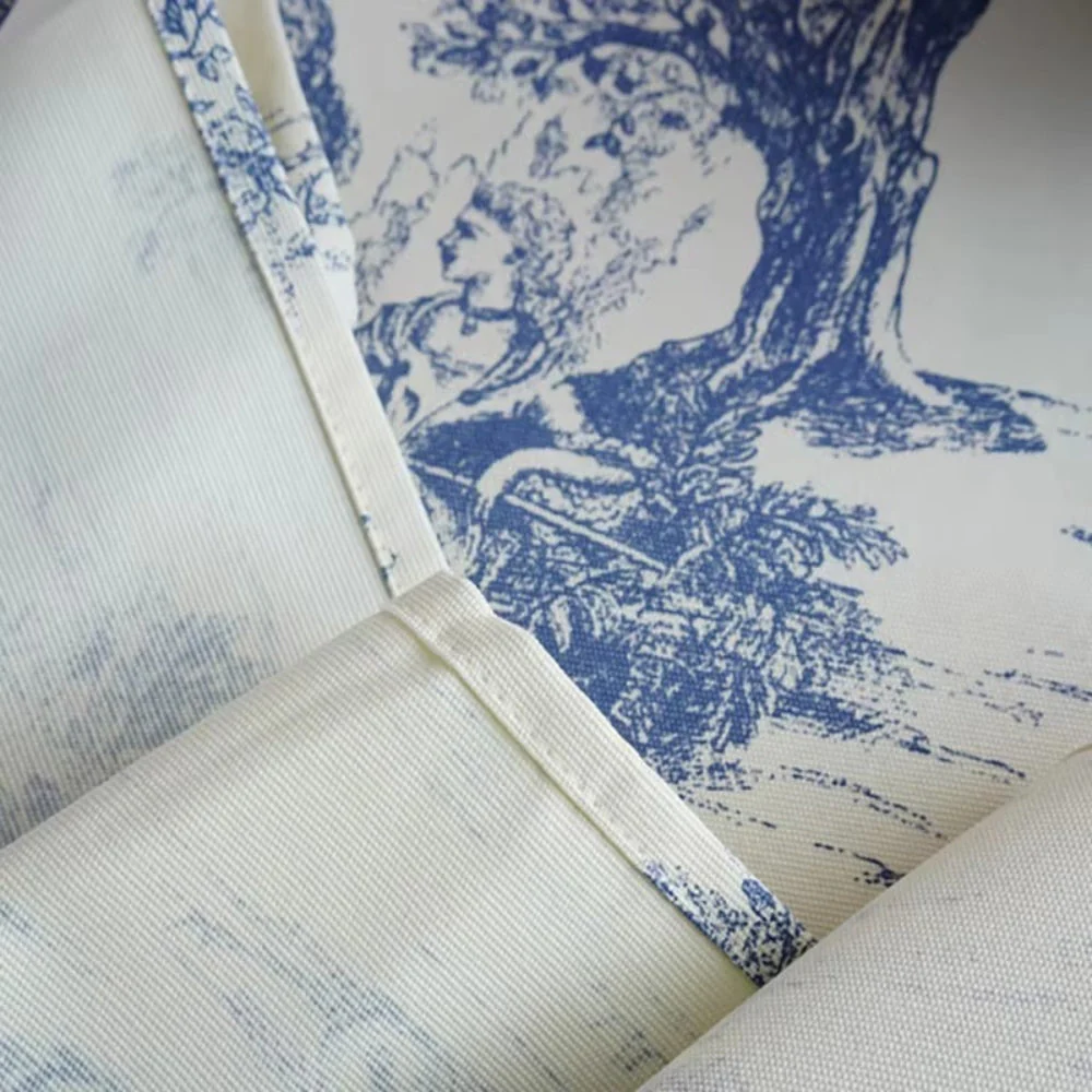 Rustic Ink-Style Print Table Cloth - Image 8