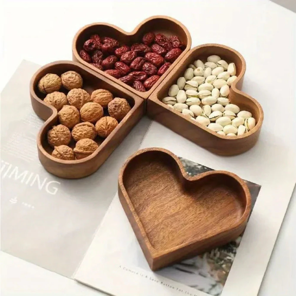 Rustic Heart Snack Tray Collection | 4pcs - Image 3