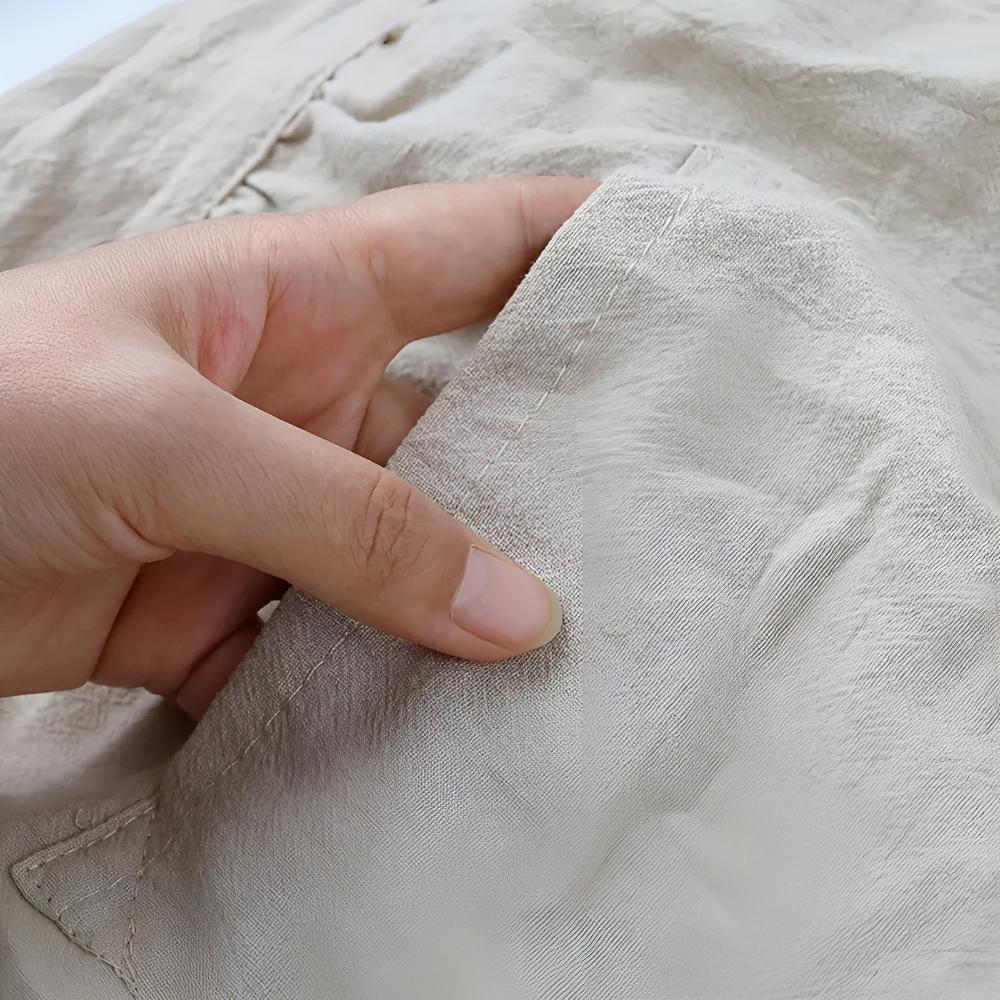 Rustic Ruffle Linen Apron - Image 5