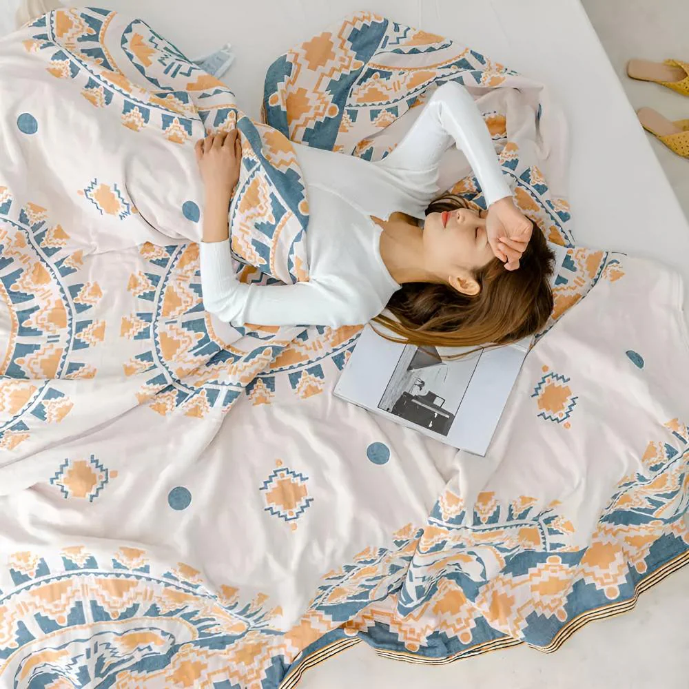 Rustic Wanderer Cotton Blanket - Image 8