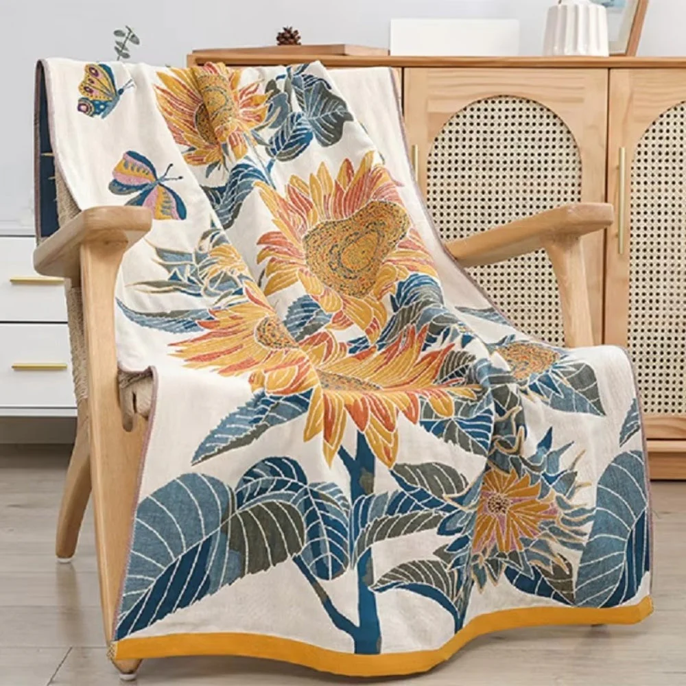 Savanna Bloom Cotton Bath Towel - Image 2