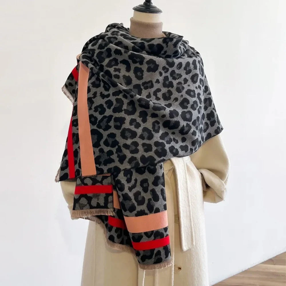 Savanna Style Wool Blend Shawl Scarf - Image 10