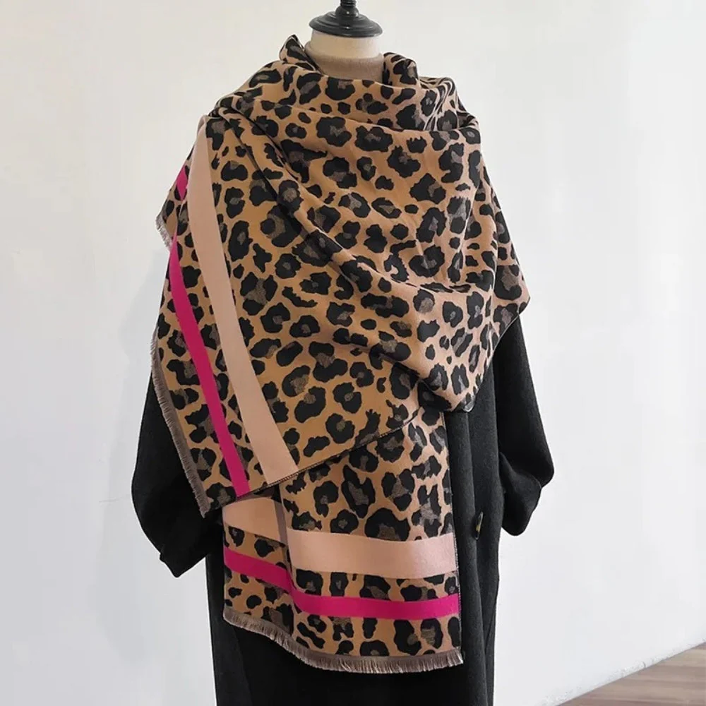 Savanna Style Wool Blend Shawl Scarf - Image 2