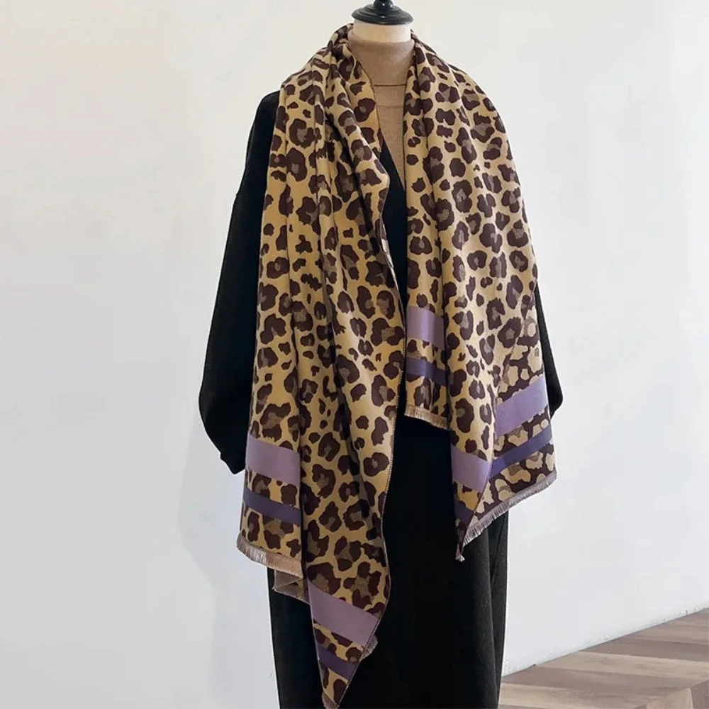 Savanna Style Wool Blend Shawl Scarf - Image 3