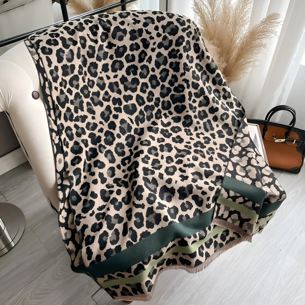 Savanna Style Wool Blend Shawl Scarf - Image 7