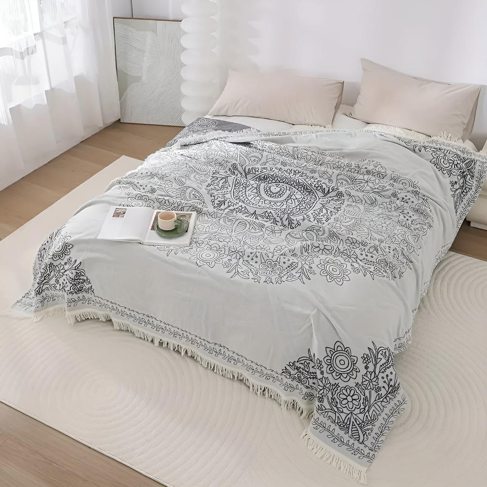 Scandi Chic Cotton Blanket - Image 6