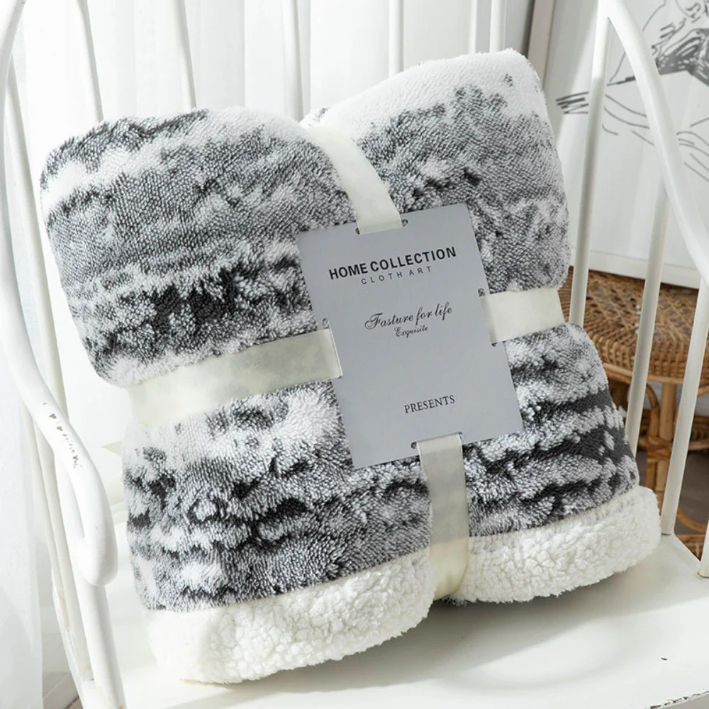 Seraphina Velvet Sherpa Blanket - Image 3