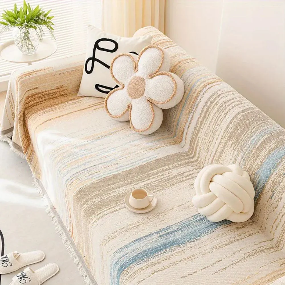 Serene Stripes Sofa Cover - Image 10