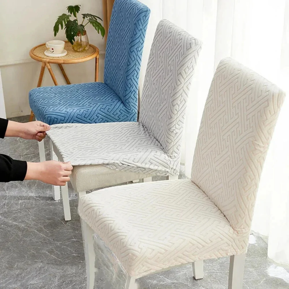 Silvra Elastic Lattice Dining Chair Cover - Image 11
