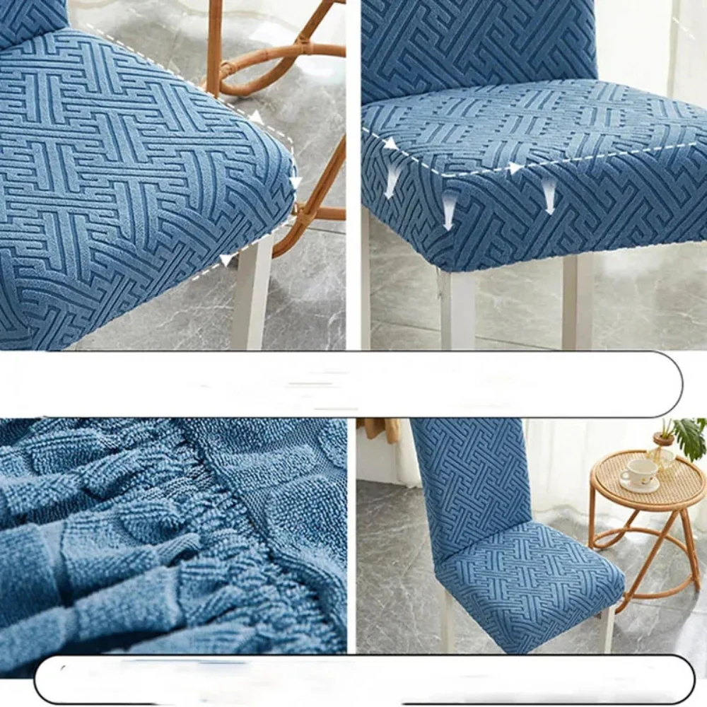Silvra Elastic Lattice Dining Chair Cover - Image 12