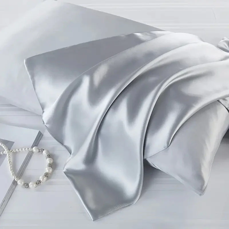 Skin Recovering Mulberry Silk Pillowcase - Twin Pack - Image 8