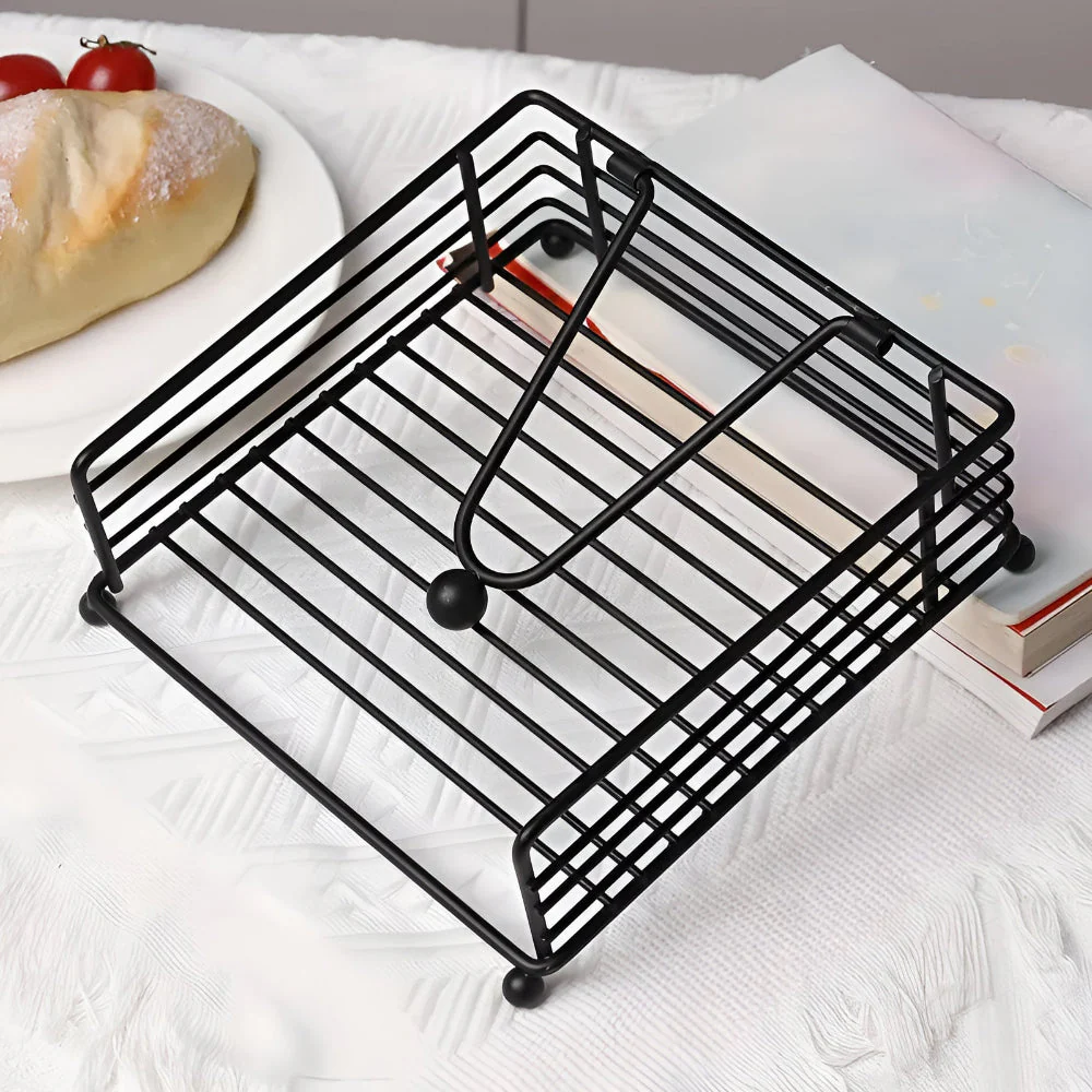 Sleek Iron Napkin Holder - Image 3