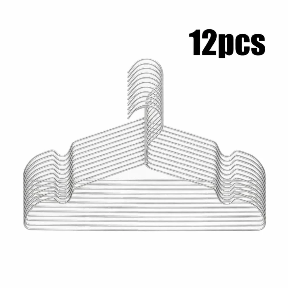SlimLine Aluminum Clothes Hangers | 12pcs Set - Image 4