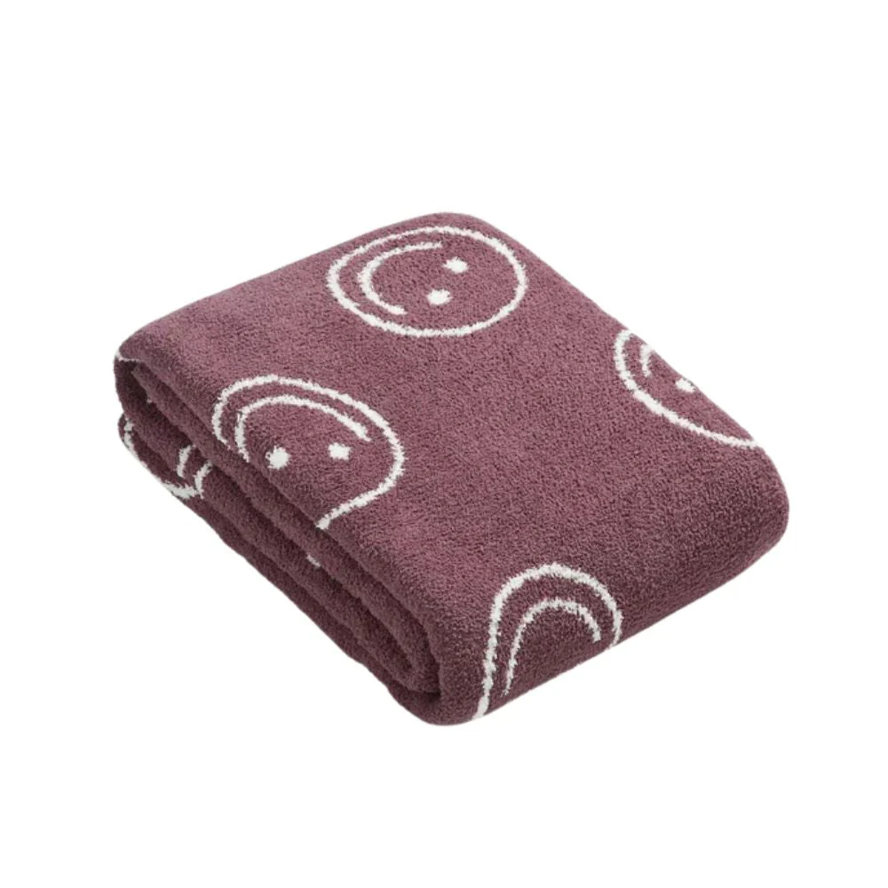 Smiley Face Plush Blanket - Image 8