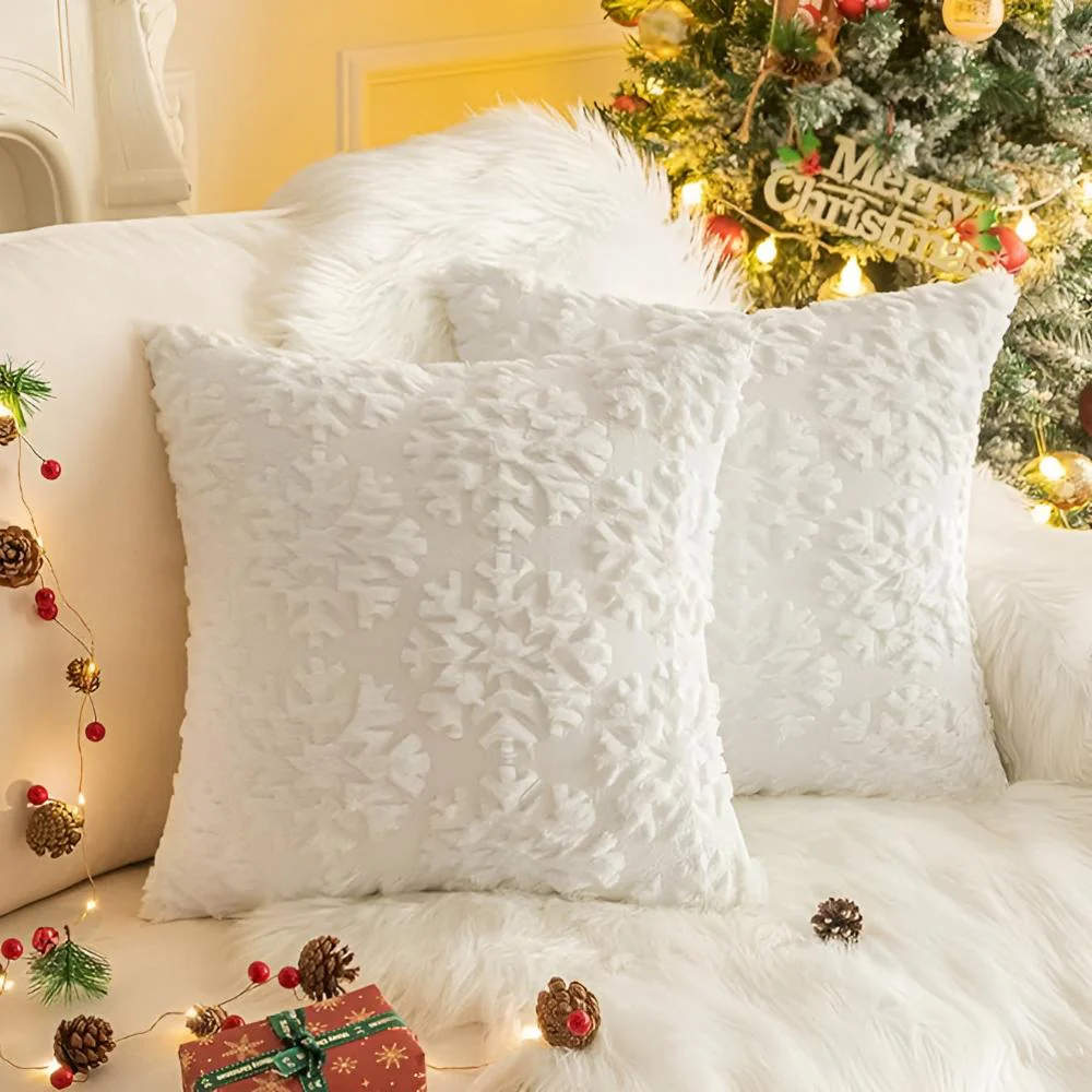 Snowflake Bliss Cushion Covers - Image 2