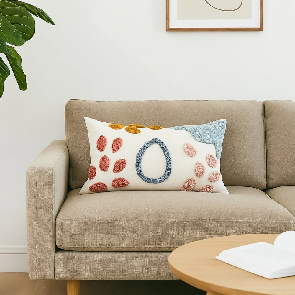 Snugi Colorful Dot Pattern Cushion Cover - Image 2