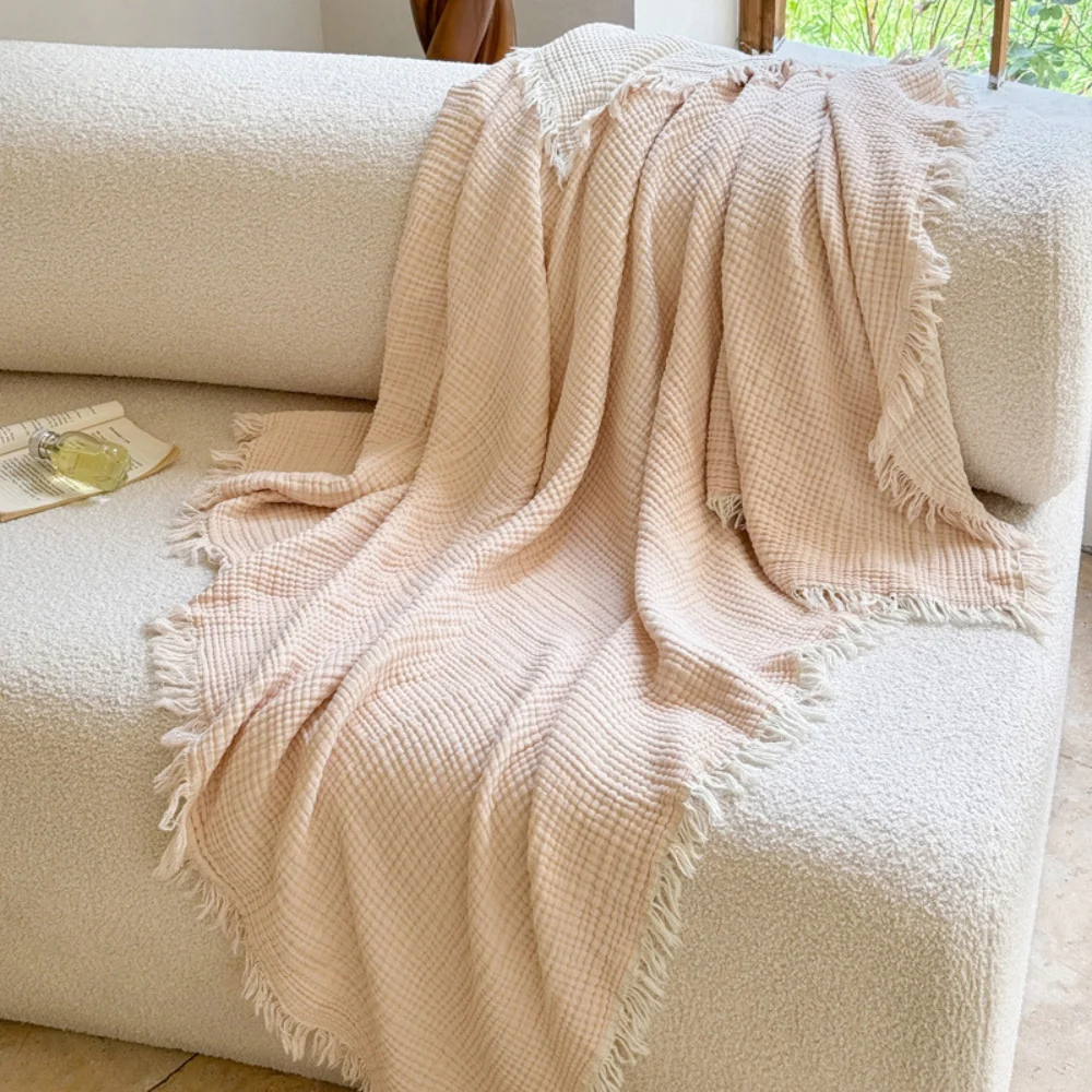 Soft Muslin Breathable Cotton Gauze Blanket - Image 5