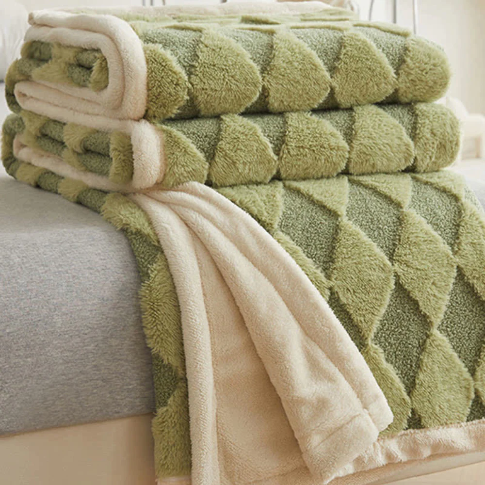 Soft Diamond Pattern Comfort Blanket - Image 10