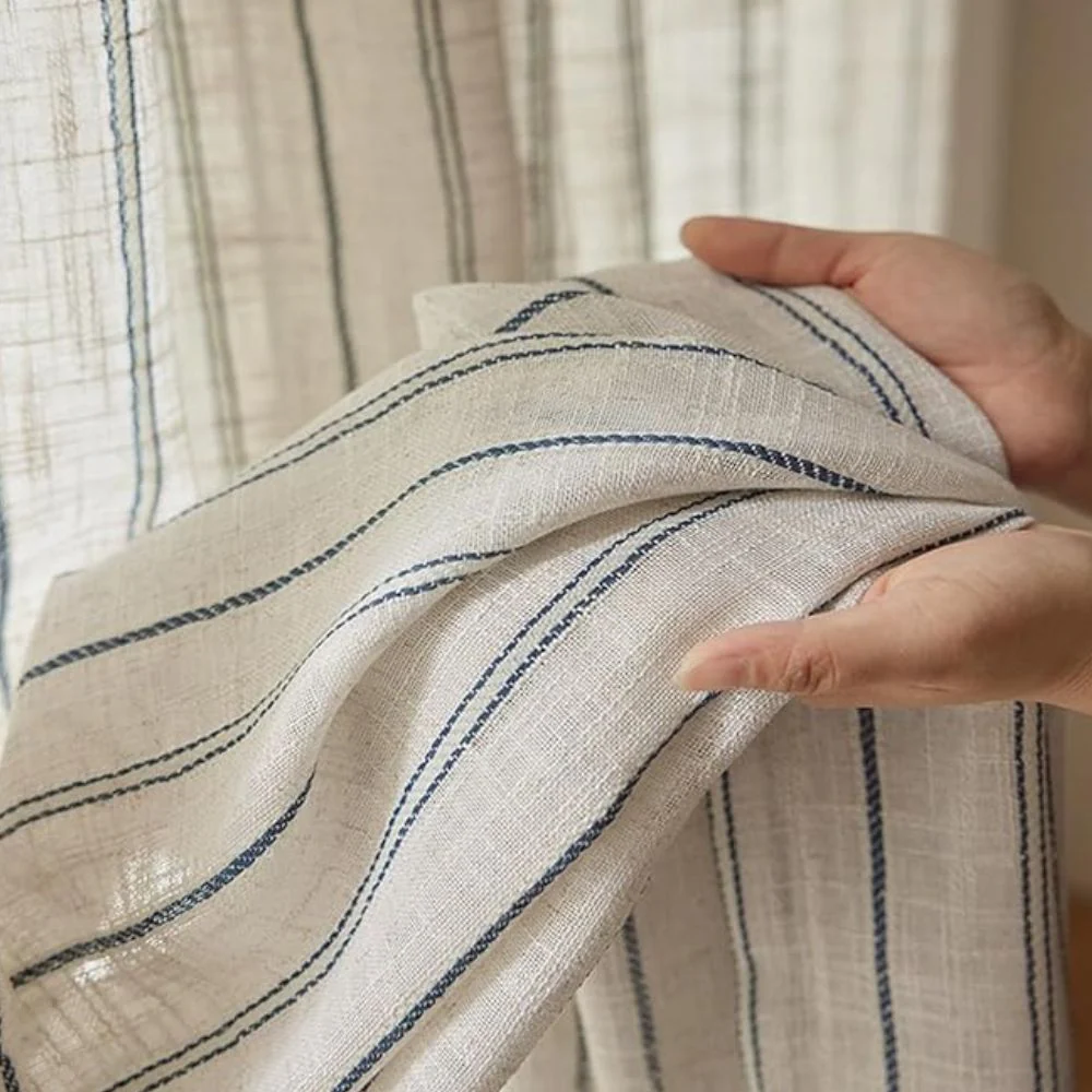 Soft Flow Vertical Stripe Curtain - Image 2