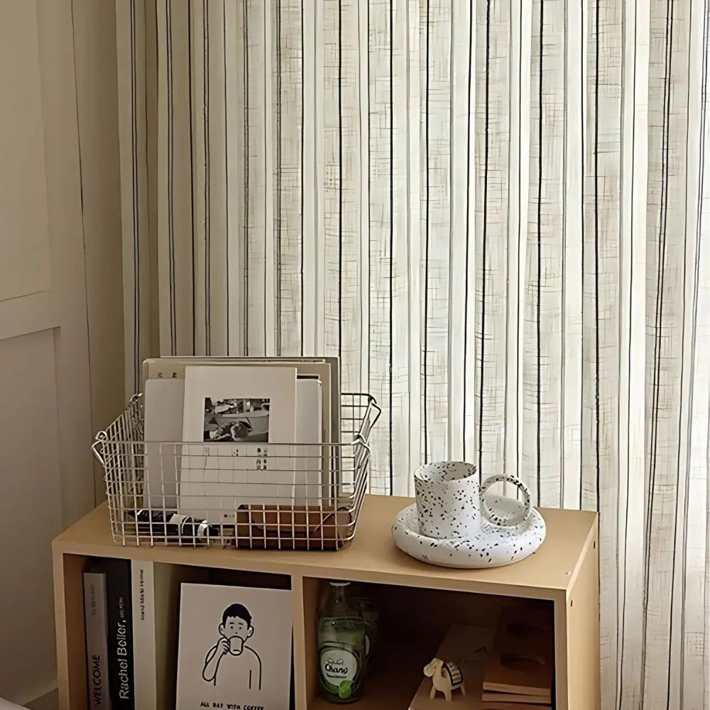 Soft Flow Vertical Stripe Curtain - Image 4