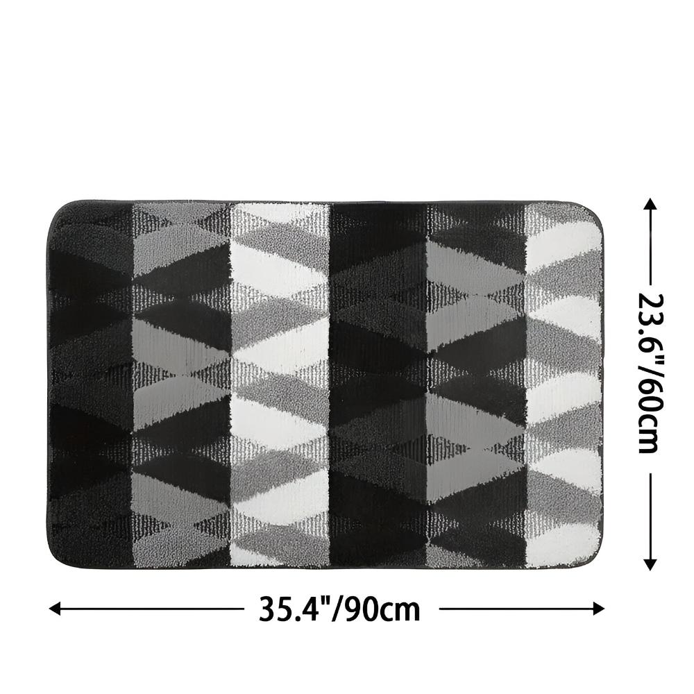 Soft Microfiber Non-Slip Geometric Rug - Image 11