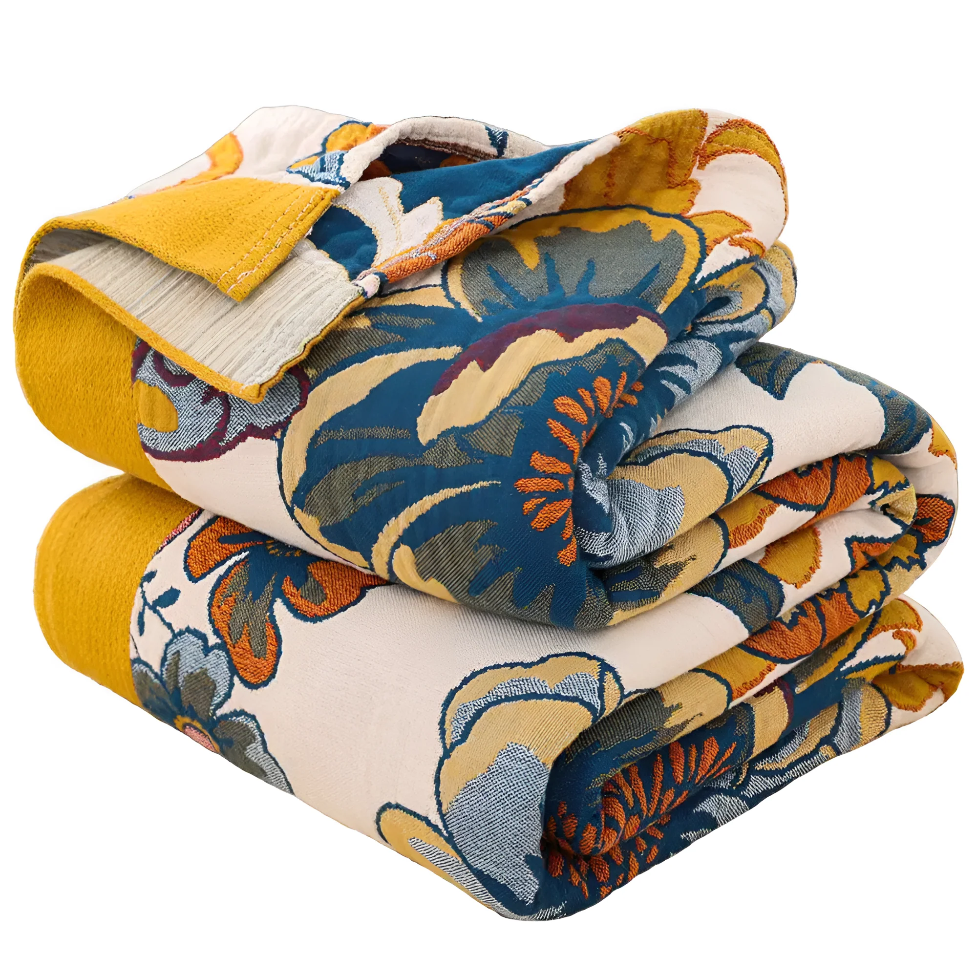 Soft Reversible Floral Blanket - Image 3