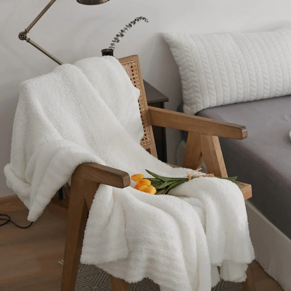 Soft Nest Minimalist Knit Throw Blanket - Image 14