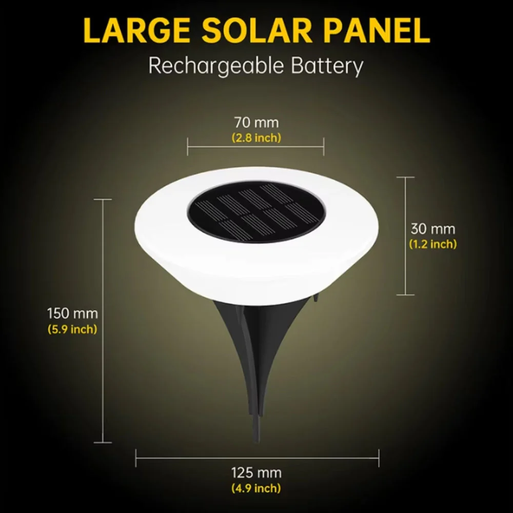 Solar LED outdoor pathway lights | 4 Pack - Image 6