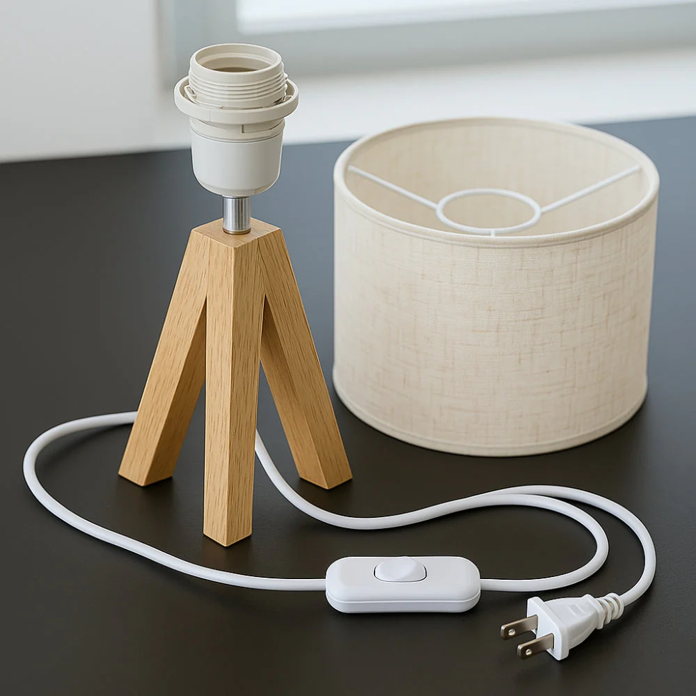 Solara Minimalist Tripod Table Lamp - Image 3