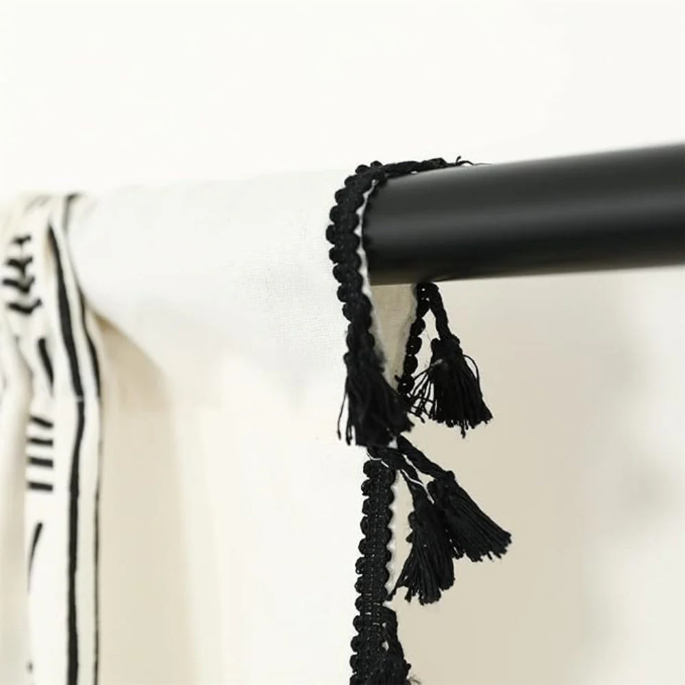Solstice Loom Artisan Tassel Curtain - Image 8