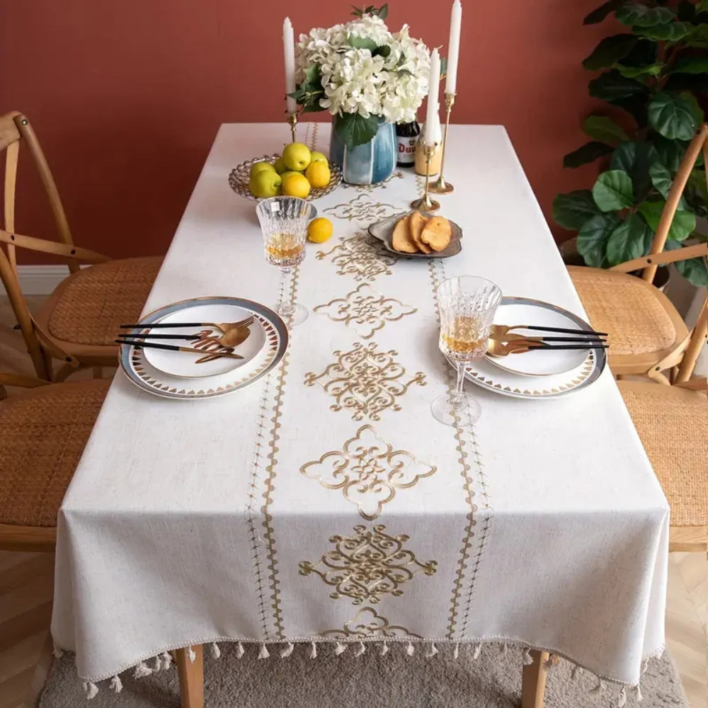 Sorella Luxe Embroidered Tablecloth - Image 4