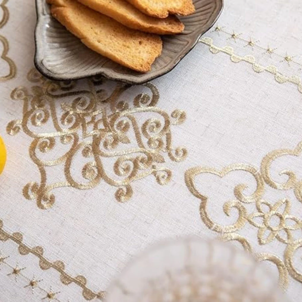 Sorella Luxe Embroidered Tablecloth - Image 7