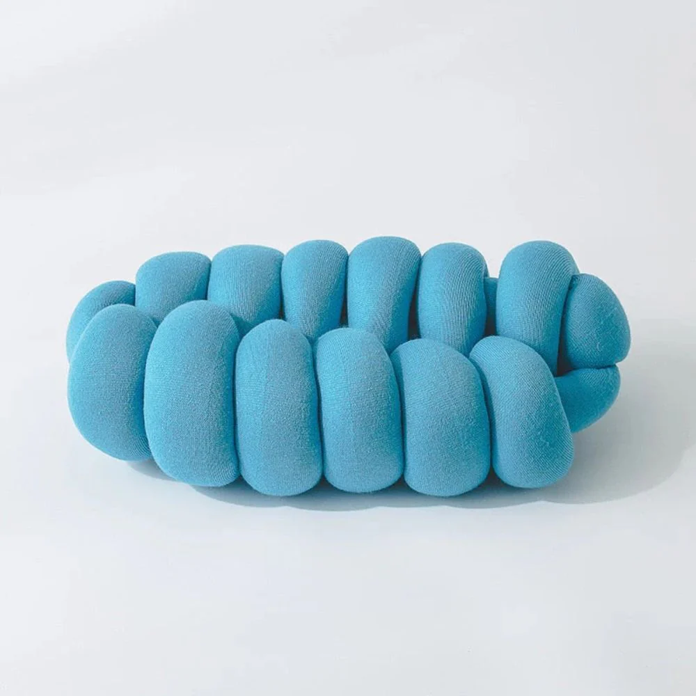 Splendid Ellipse Knotted Plush Cushion - Image 5