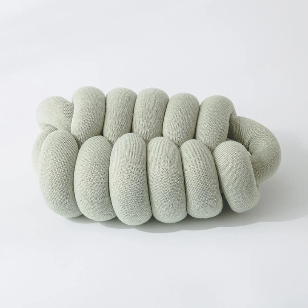 Splendid Ellipse Knotted Plush Cushion - Image 6