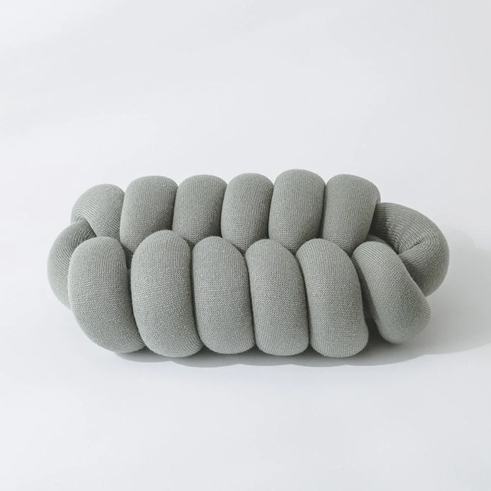 Splendid Ellipse Knotted Plush Cushion - Image 7