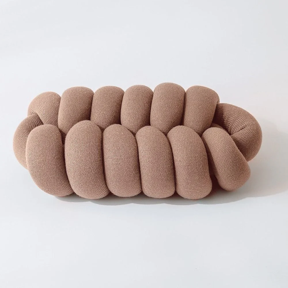 Splendid Ellipse Knotted Plush Cushion - Image 8