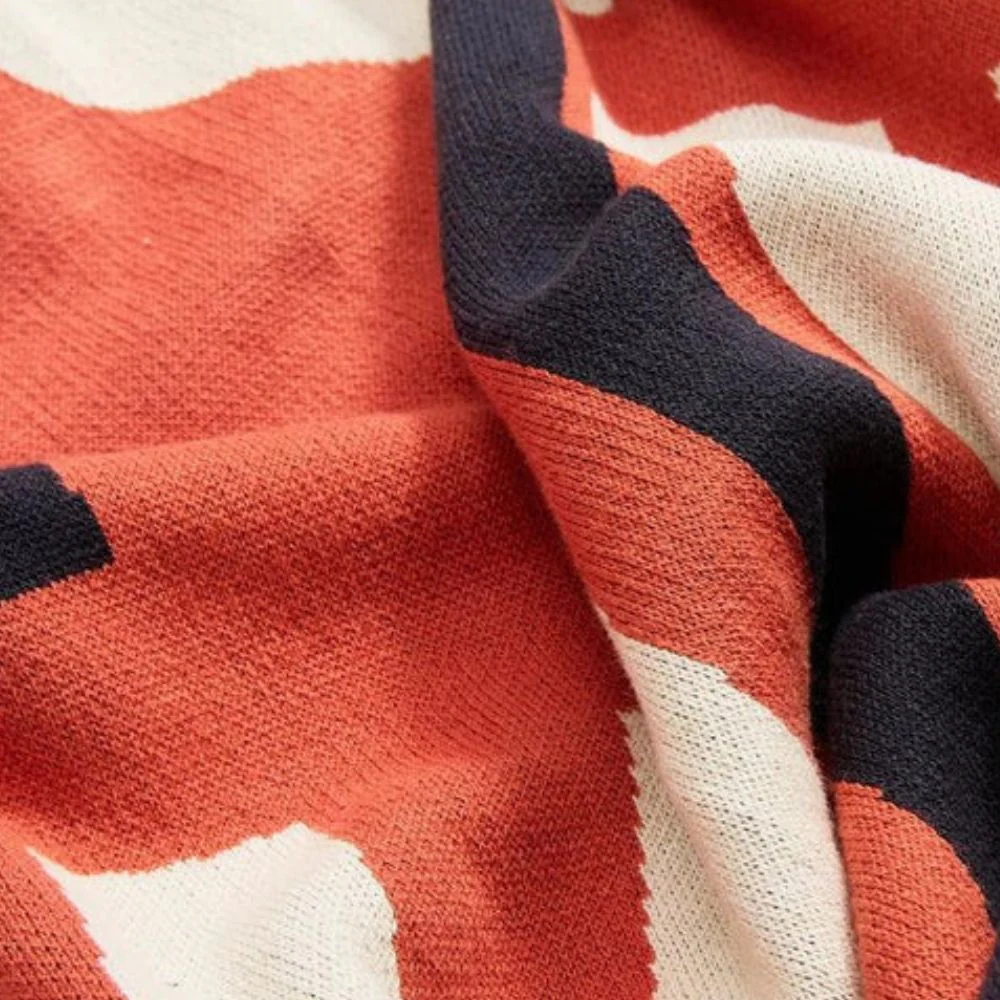 Spring Tulip Floral Knitted Blanket - Image 8