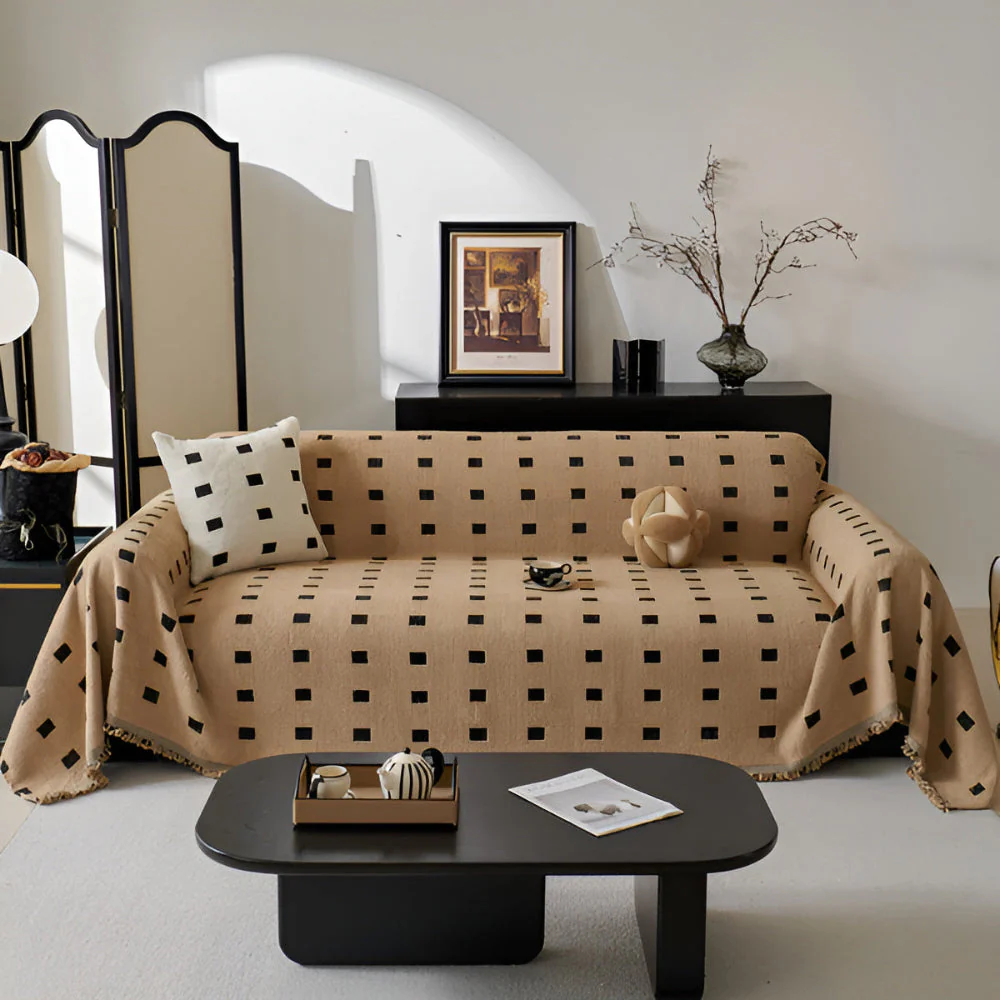 Square Matrix Sofa Cover