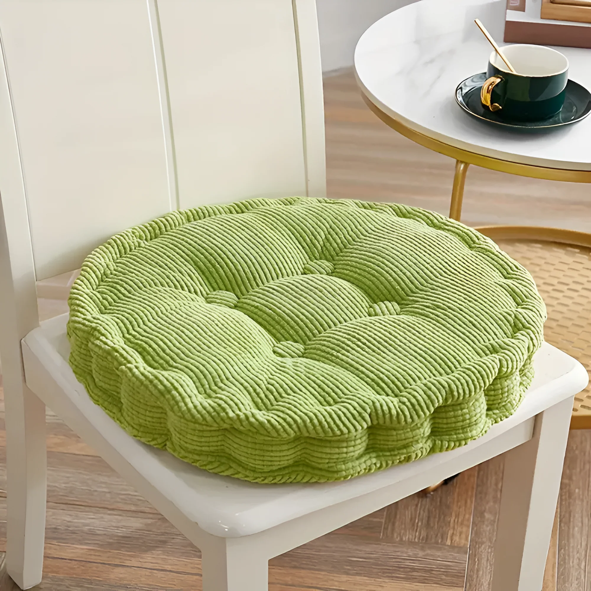 Stackable Corduroy Chair Cushions - Image 12