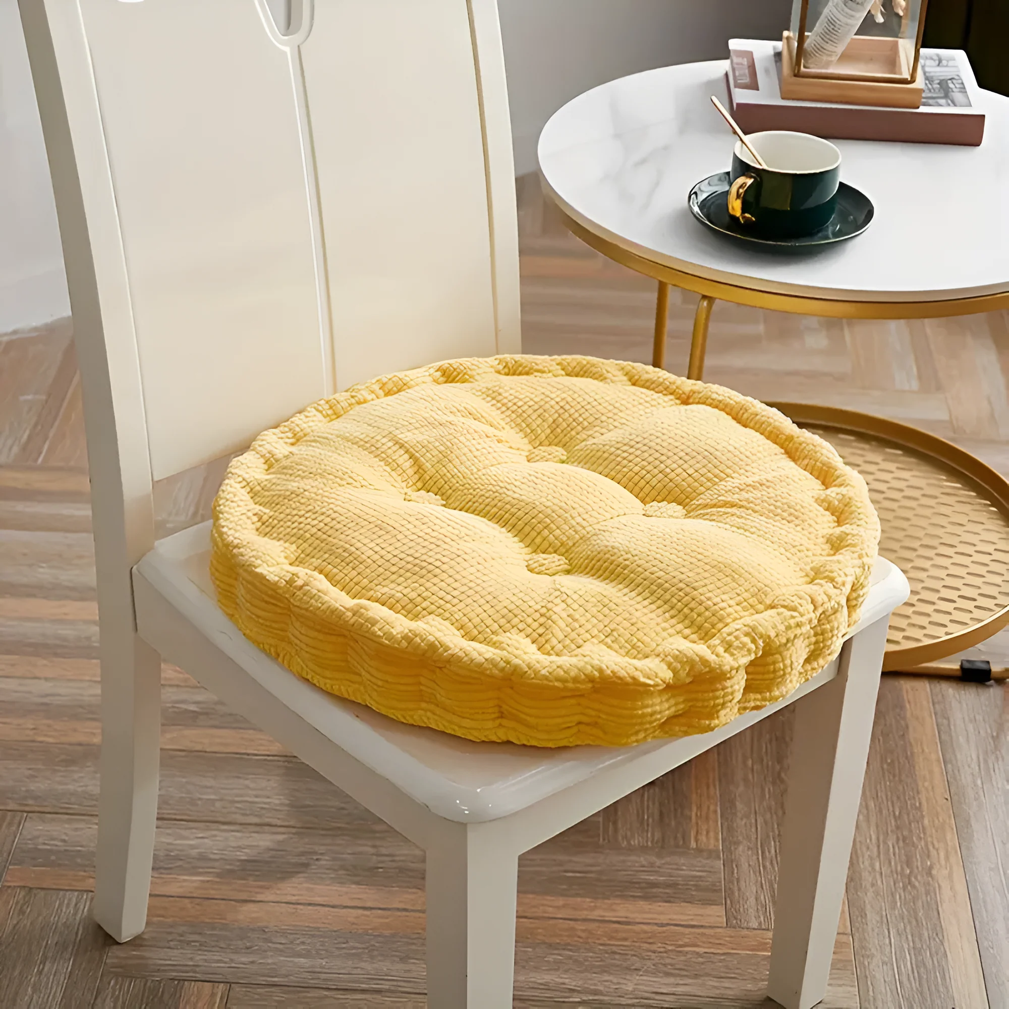 Stackable Corduroy Chair Cushions - Image 4