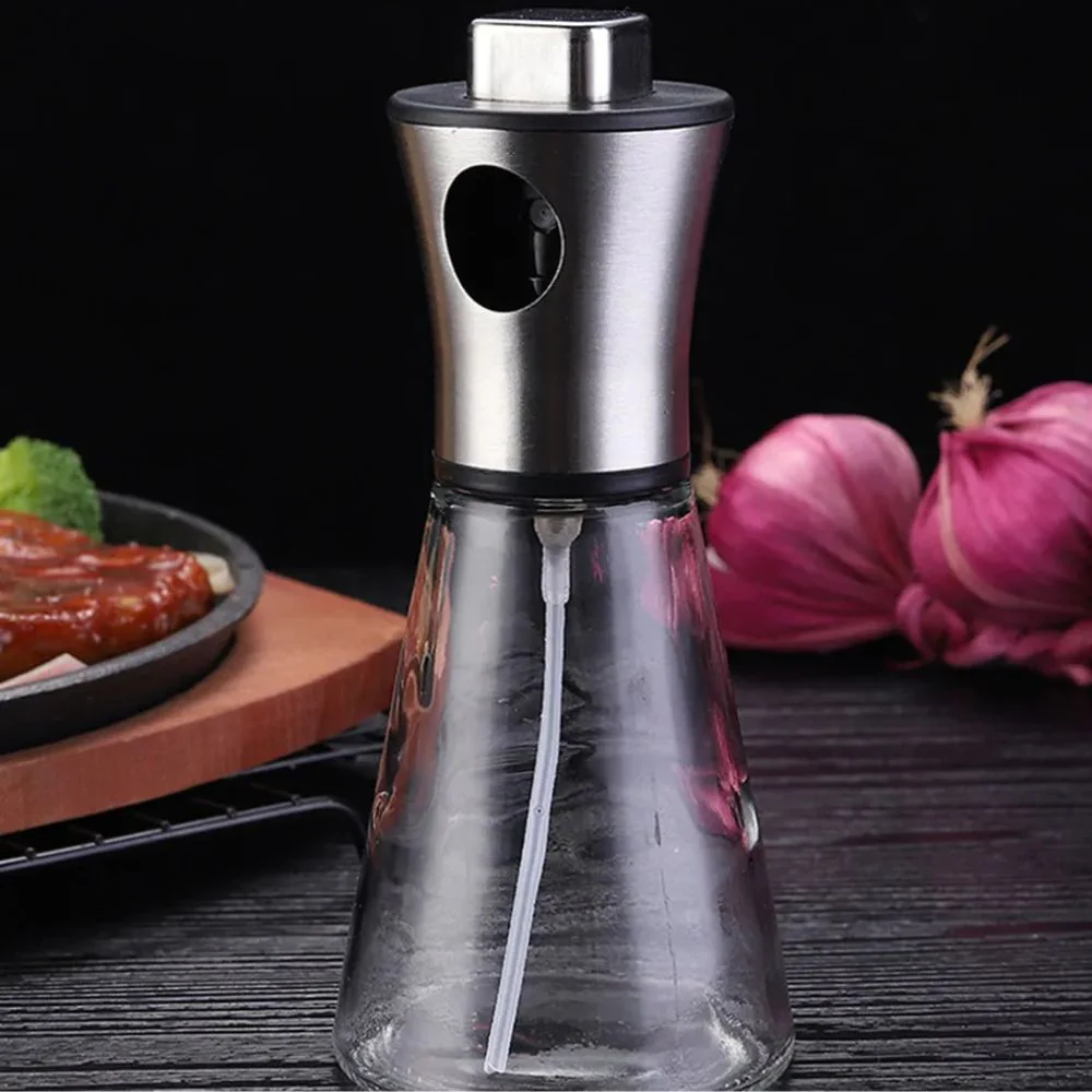 Stainless Crystal Oil Spray Bottle - Image 6