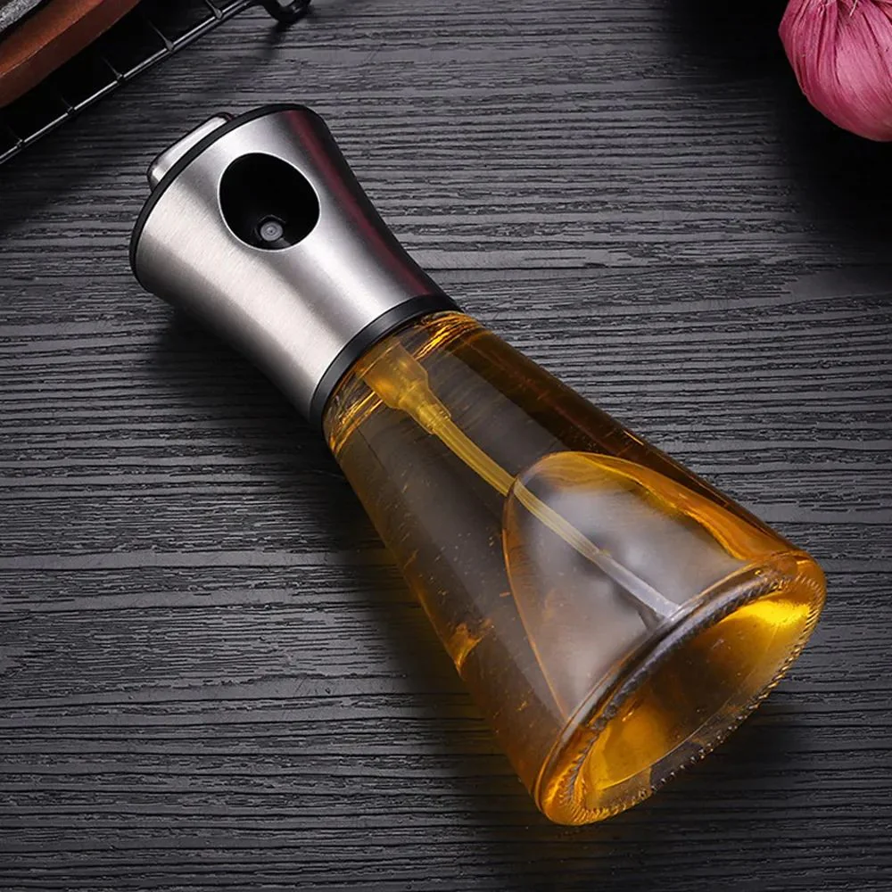 Stainless Crystal Oil Spray Bottle - Image 7