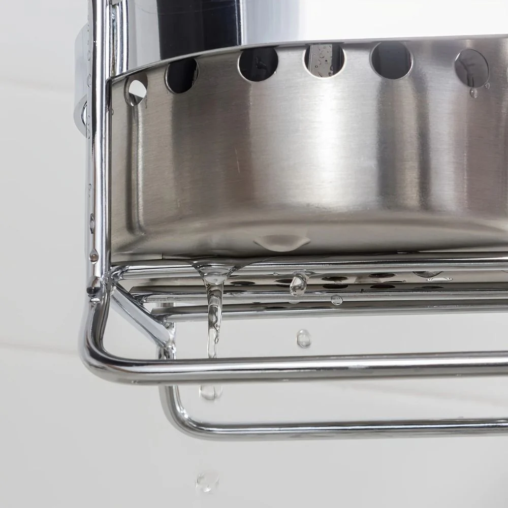 Stainless Steel Utensil Holder with Hole - Image 7