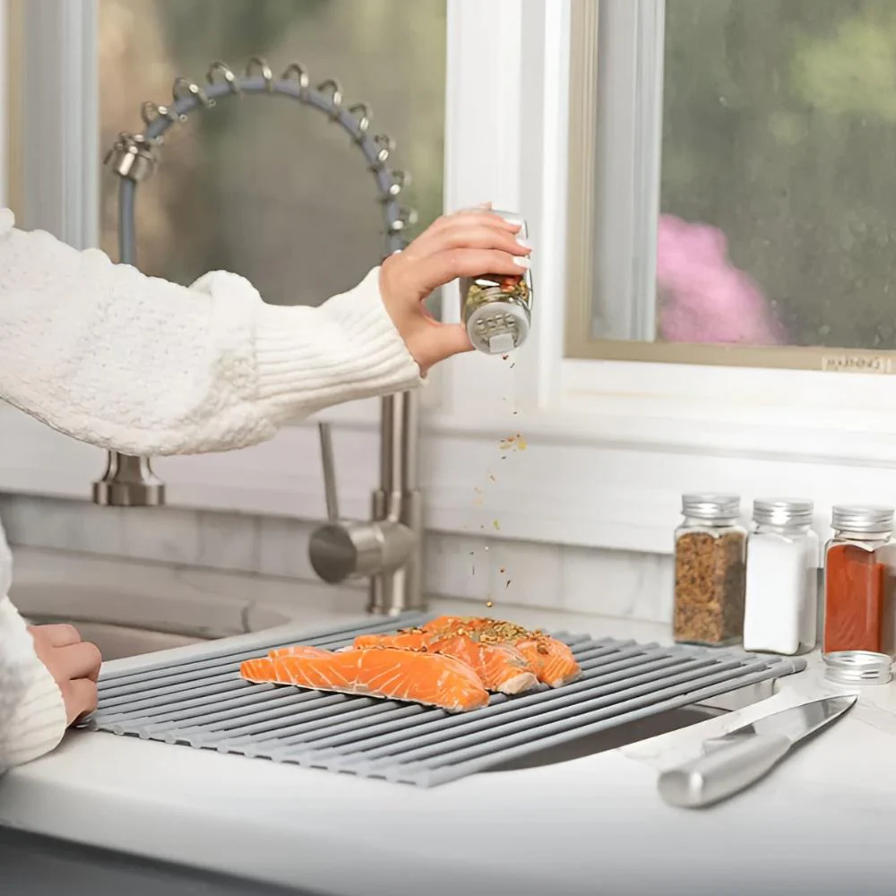 Stainless Steel Dish Drying Rolling Rack - Image 9
