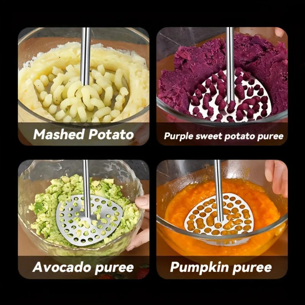 Stainless Steel Potato Masher - Image 2