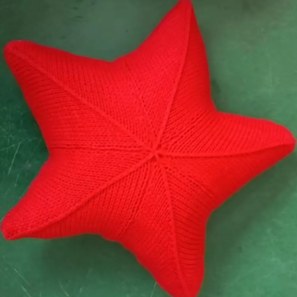 Starfish Hand-Knitted Cushion - Image 8